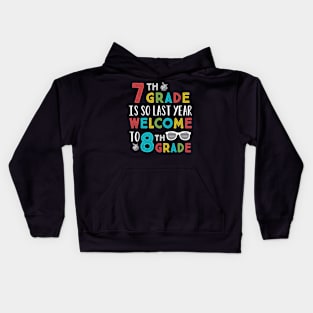 First Day of School Back To School Eighth Grade Kids Hoodie